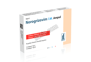 NOROGRIZOVIM 1 MG/ML + 100/100 MG/2 ML IM ENJEKSIYONLUK COZELTI görseli
