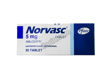NORVASC 5 MG 30 TABLET görseli