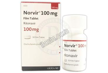 NORVIR 100 MG 30 FILM TABLET görseli