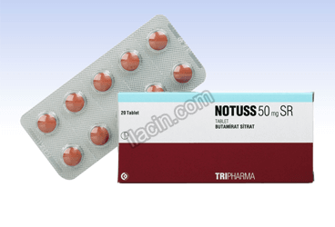 NOTUSS 50 MG SR 20 TABLET görseli