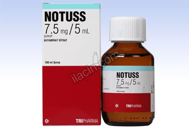 NOTUSS 7,5 MG/5 ML 100 ML SURUP görseli