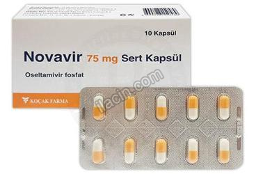 NOVAVIR 75 MG SERT KAPSUL (10 ADET) görseli