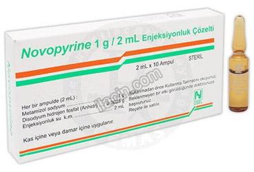 NOVOPYRINE 1 GR/2 ML 10 AMPUL görseli