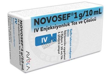NOVOSEF 1 G/10 ML IV ENJEKSIYONLUK TOZ VE COZUCU görseli
