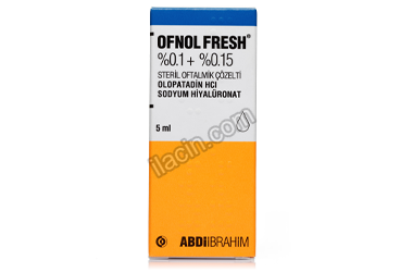 OFNOL FRESH %0.1 + %0.15 STERIL OFT. COZELTI görseli