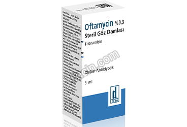 OFTAMYCIN % 0,3  STERIL GOZ DAMLASI 5 ML görseli