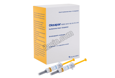 OKSAPAR 4000 ANTI-XA IU/0,4 ML ENJEKSIYONLUK COZELTI ICEREN KULLANIMA HAZIR ENJEKTOR (10 ENJEKTOR) görseli
