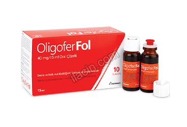 OLIGOFER FOL 40 MG/15 ML ORAL COZELTI görseli