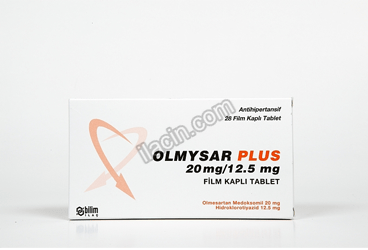 OLMYSAR PLUS 20 MG/12,5 MG 28 FILM KAPLI TABLET görseli