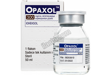 OPAXOL 300 MG I/ML IA/IV/INTRATEKAL ENJEKSIYONLUK COZELTI (1x50ML) görseli