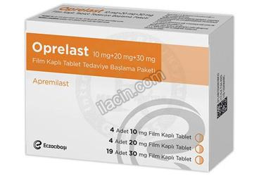 OPRELAST 10 MG+20 MG+30 MG FILM KAPLI TABLET TEDAVIYE BASLAMA PAKETI (4+4+19) görseli