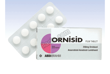 ORNISID 250 MG 20 FILM TABLET görseli