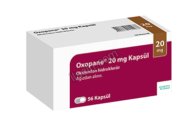 OXOPANE 20 MG 56 KAPSUL görseli
