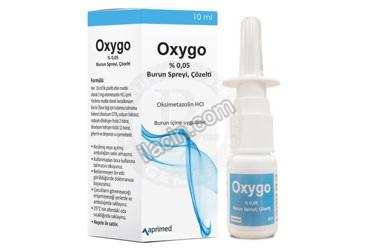 OXYGO %0,05 BURUN SPREYI, COZELTI görseli