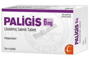 PALIGIS 6 MG UZATILMIS SALIMLI TABLET (28 TABLET) görseli