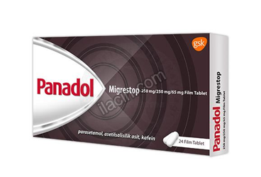 PANADOL MIGRESTOP 24 FILM TABLET görseli