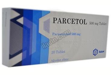 PARCETOL 500 MG TABLET (20 TABLET) görseli