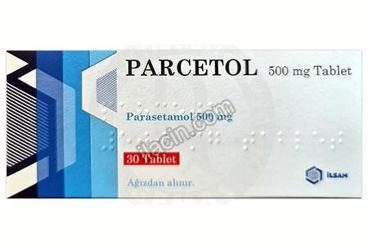 PARCETOL 500 MG TABLET (30 TABLET) görseli