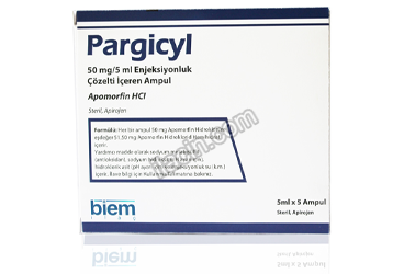 PARGICYL  50 MG/5 ML ENJ. COZELTI ICEREN AMPUL (5 AMPUL) görseli