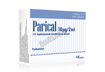 PARICAL 10 MCG/2 ML IV ENJEKSIYONLUK COZELTI ICEREN 5 AMPUL görseli