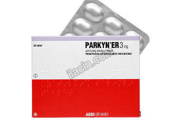 PARKYN ER 3 MG UZATILMIS SALIMLI TABLET (30 TABLET) görseli