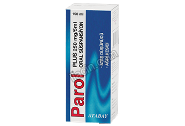 PAROL 250 MG/5 ML 150 ML PLUS SUSPANSIYON görseli