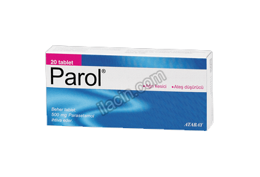 PAROL 500 MG 20 TABLET görseli