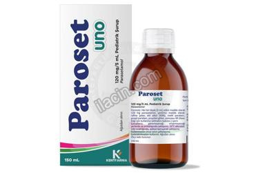 PAROSET UNO 120 MG/5 ML PEDIATRIK SURUP (150 ML) görseli