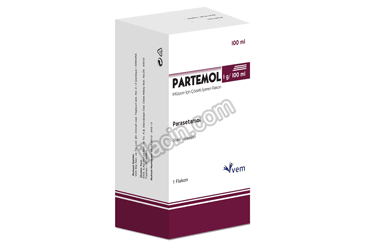 PARTEMOL 1 G/100 ML INFUZYON ICIN COZELTI ICEREN 1 FLAKON görseli