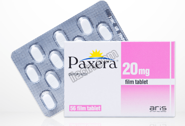 PAXERA 20 MG 56 FILM TABLET görseli