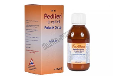PEDIFEN 100 MG 100 ML SURUP görseli