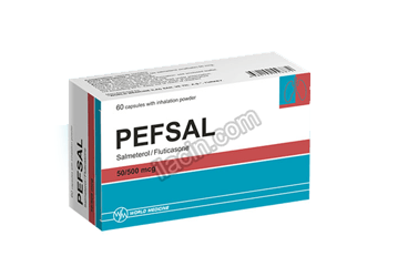 PEFSAL 50 MCG/500 MCG INHALER KAPSUL(60 KAPSUL) görseli