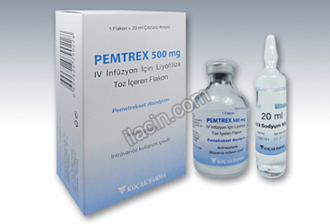 PEMTREX 500 MG IV INF. ICIN LIYOFILIZE TOZ ICEREN FLAKON görseli