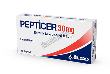 PEPTICER 30 MG 28 ENTERIK MIKROPELLET KAPSUL görseli