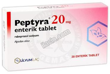 PEPTYRA 20 MG ENTERIK TABLET (28 TABLET) görseli