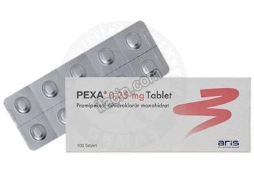 PEXA 0,25 MG TABLET (100 TABLET) görseli