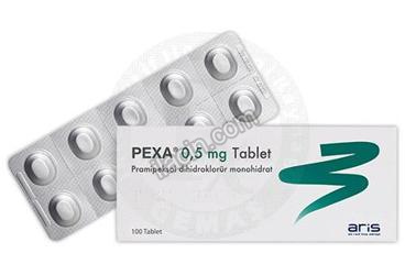 PEXA 0,5 MG TABLET (100 TABLET) görseli