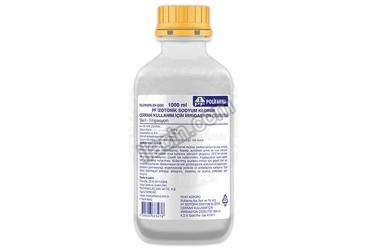 PF IZOTONIK SODYUM KLORUR CERRAHI KULLANIM ICIN IRRRIGASYON COZELTISI 1000 ML görseli