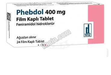 PHEBDOL 400 MG FILM KAPLI TABLET (24 TABLET) görseli