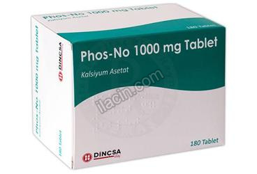 PHOS-NO 1000 MG 180 TABLET görseli