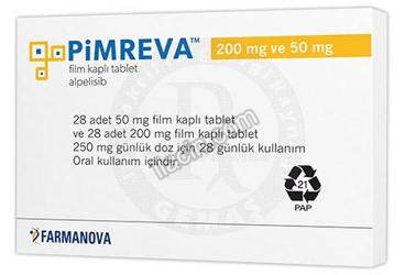 PIMREVA 200 MG VE 50 MG FILM KAPLI TABLET (56 TABLET) görseli