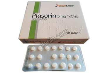 PLASORIN 5 MG TABLET görseli