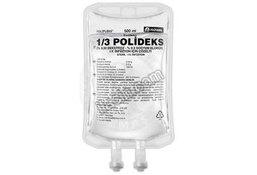 POLIFLEKS 1/3 POLIDEKS IV INF. ICIN COZ. 500 ML SETSIZ PVC görseli