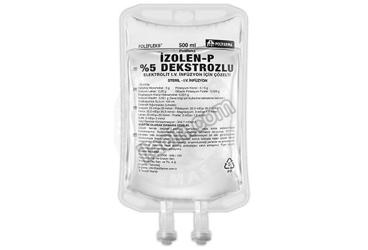 POLIFLEKS IZOLEN-P %5 DEKSTROZ ELEKTROLIT SOLUSYON 500 ML PVC TORBA SETSIZ görseli