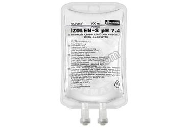 POLIFLEKS IZOLEN-S PH 7.4 ELEKTROLIT IV INFUZYON ICIN COZELTI 500 ML SETSIZ görseli