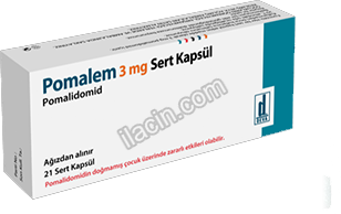 POMALEM 3 MG SERT KAPSUL (21 SERT KAPSUL) görseli