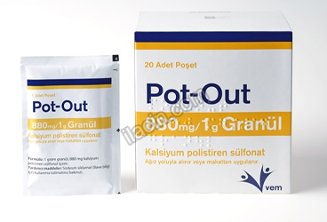 POT-OUT 880 MG / 1 G GRANUL (20 ADET) görseli
