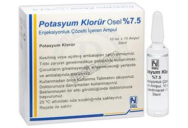 POTAS.KL %7.5 10 ML 10 AMPUL görseli