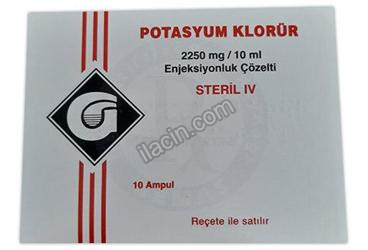 POTASYUM KLORUR %22.5 10 ML 10 AMPUL görseli