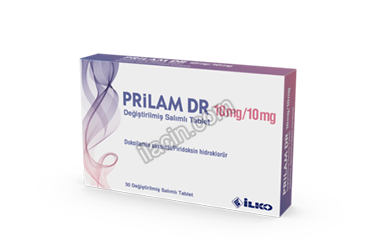 PRILAM DR 10 MG/ 10 MG DEGISTIRILMIS SALIMLI 30 TABLET görseli